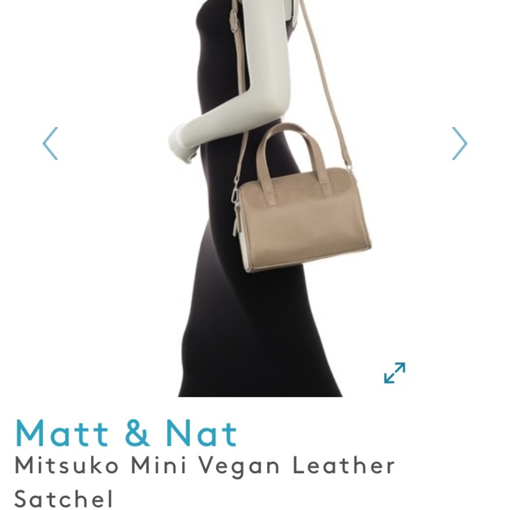 Matt & Nat Mitsuko Mini vegan satchel in feather - Picture 2 of 6